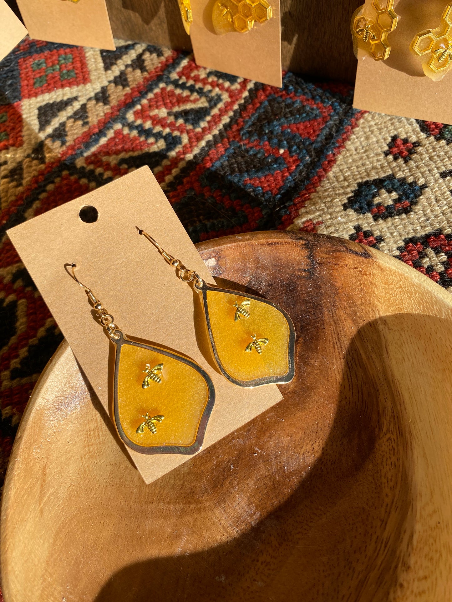 Honey Teardrop Earrings