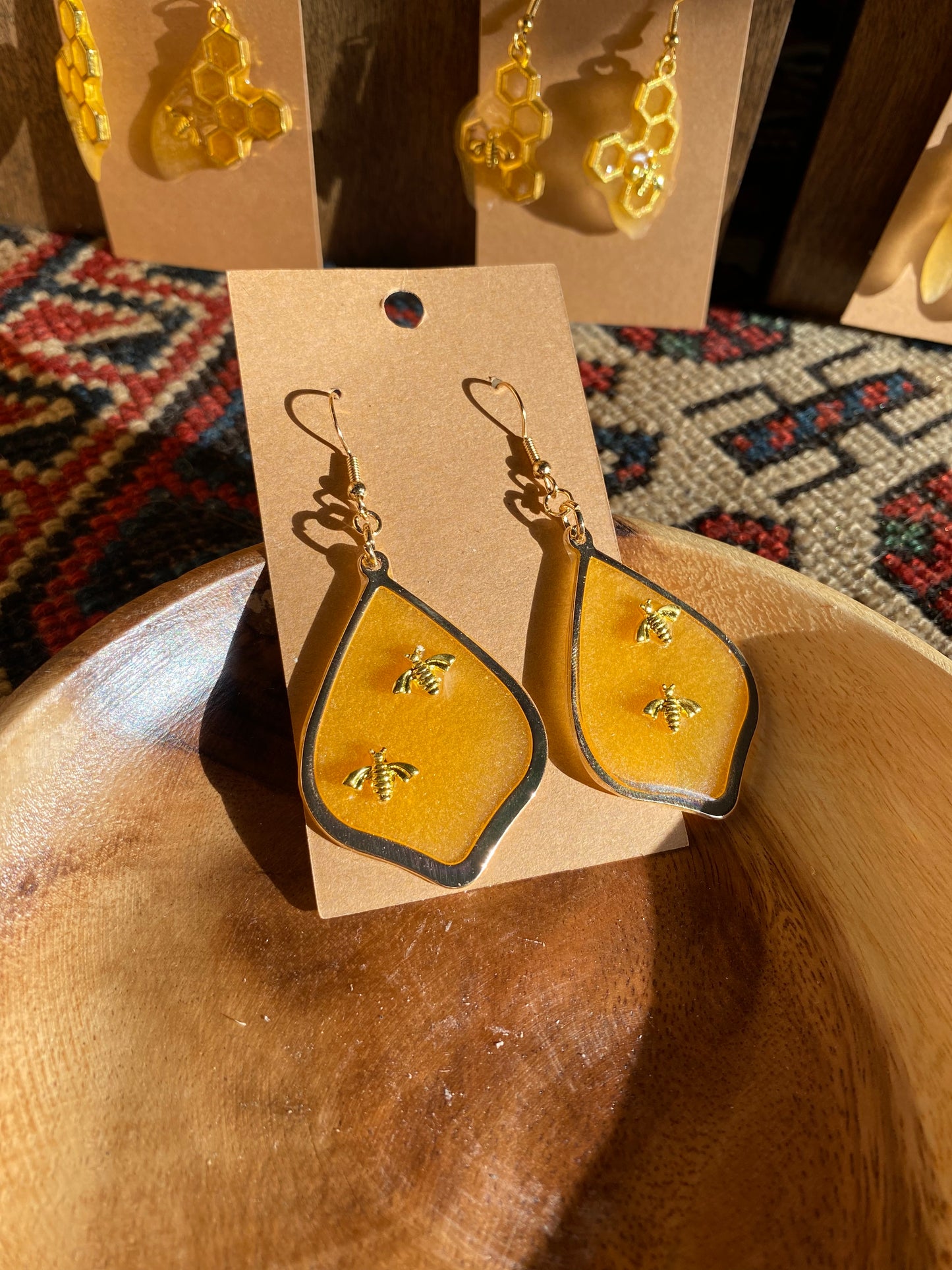 Honey Teardrop Earrings