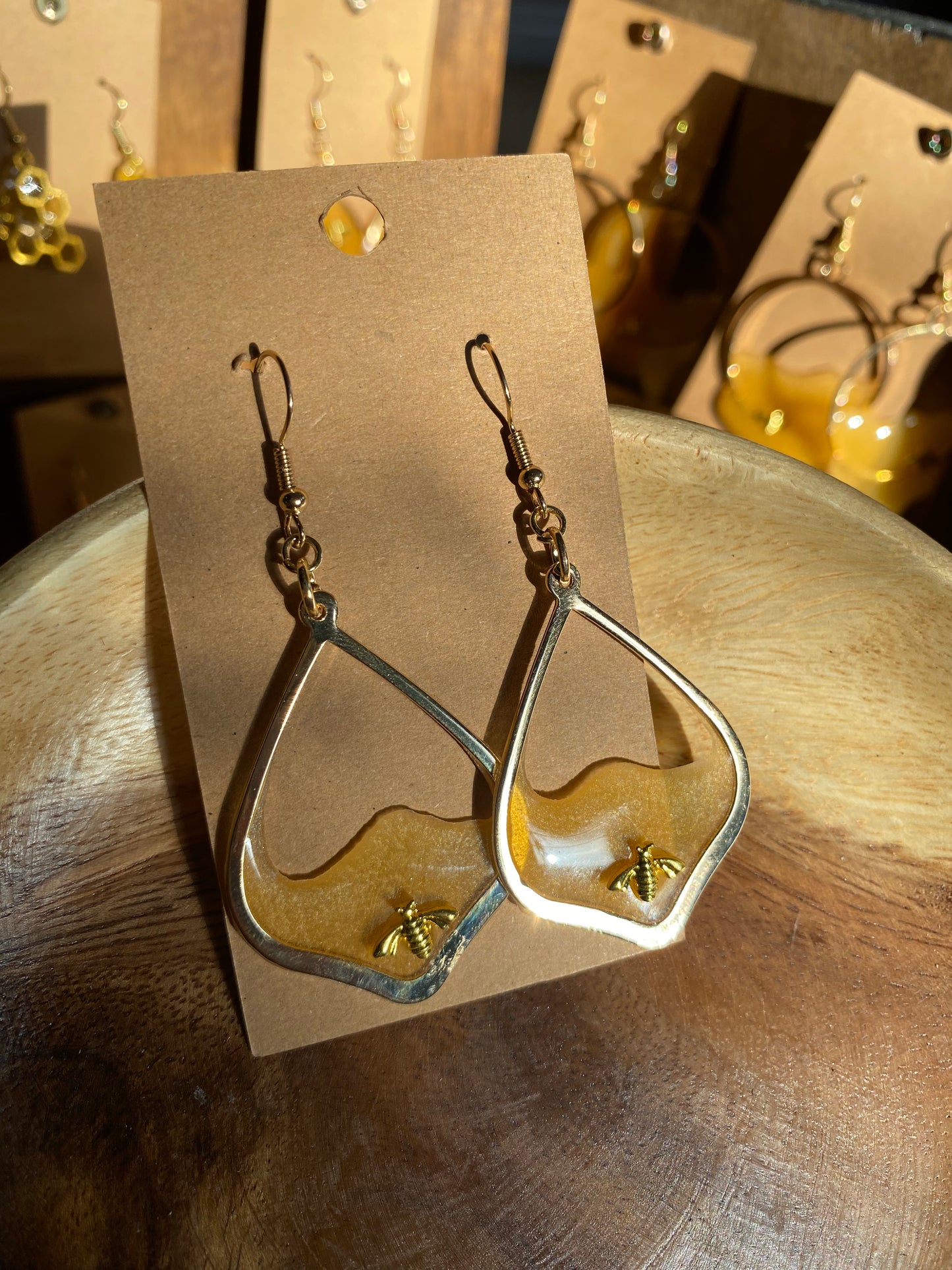 Honey Teardrop Earrings