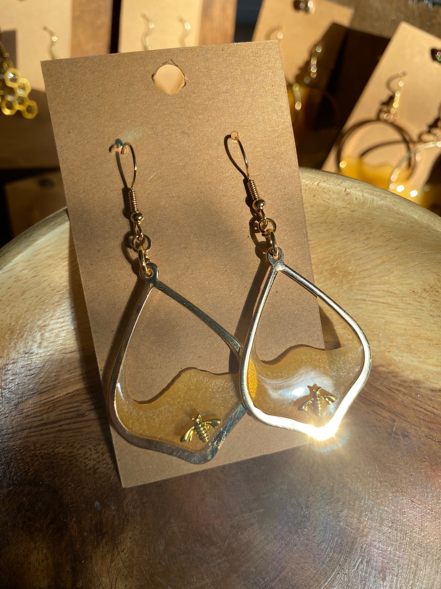 Honey Teardrop Earrings