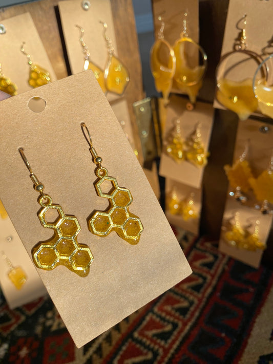 Honeycomb Earrings